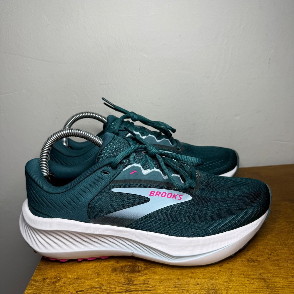 Brooks Anthem 6 Running Shoes Women Size 8.5 Green 1204611B317
